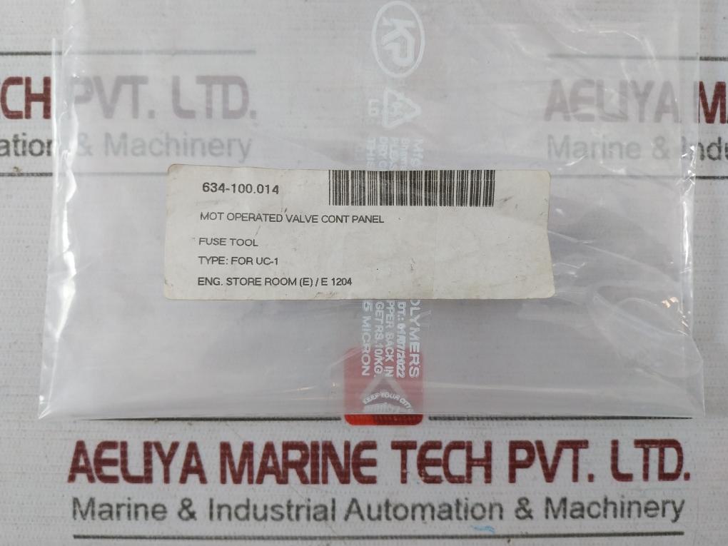 Utsunomiya Fuse Tool For Mot Operated Valve Control Panel 634-100.014