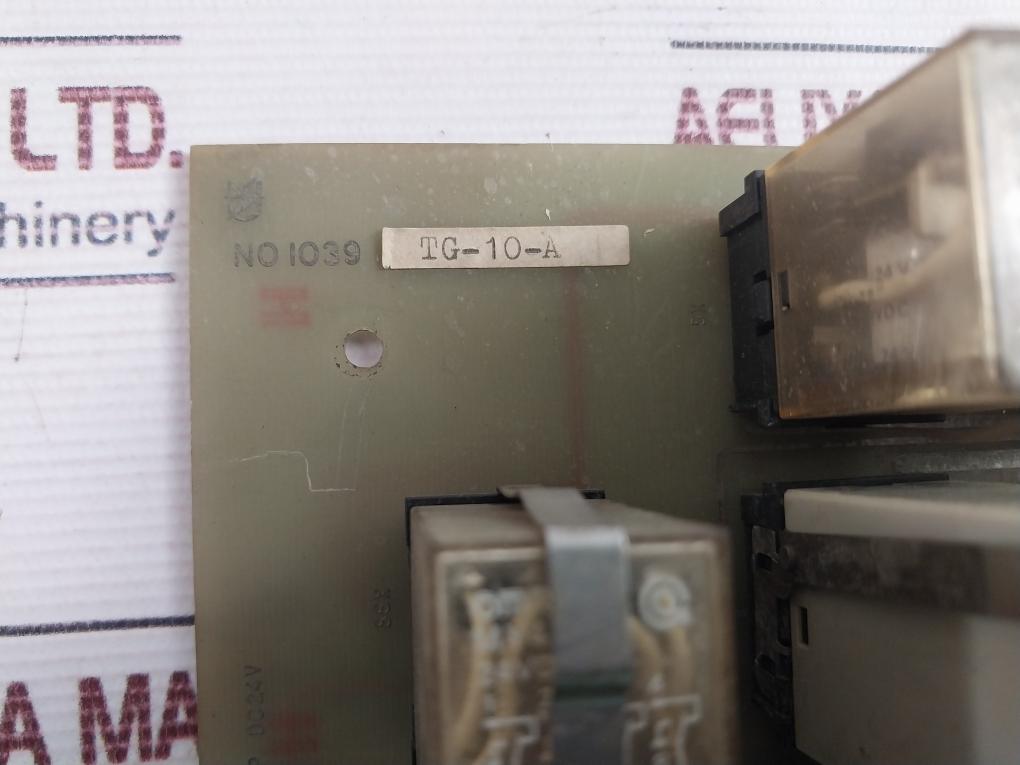 Uzushio Electric 1039 Tg-10-a Printed Circuit Board Dc24V