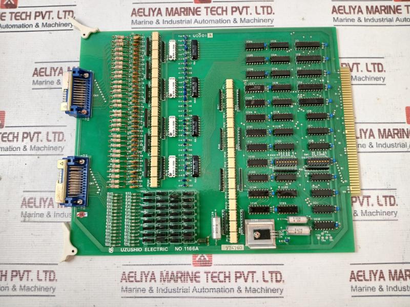 Uzushio Electric 1166A Printed Circuit Board Uio01A