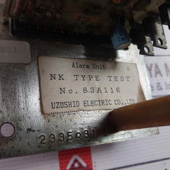 Uzushio Electric 83A116 Alarm Unit