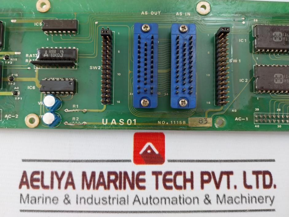 Uzushio Electric Uas01 Console Card Printed Circuit Board Unit 1115B