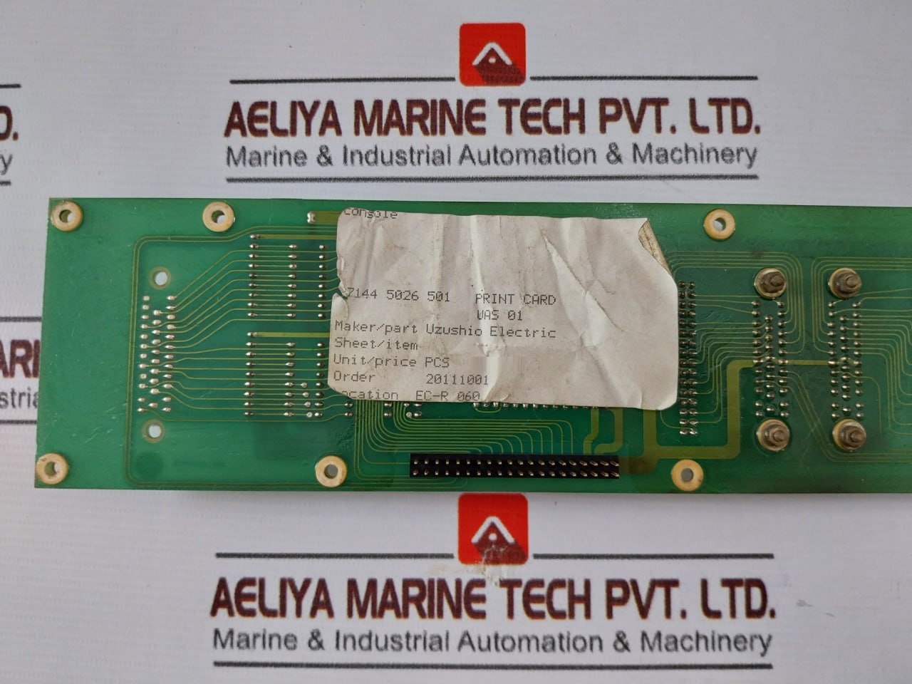 Uzushio Electric Uas01 Console Card Printed Circuit Board Unit 1115B