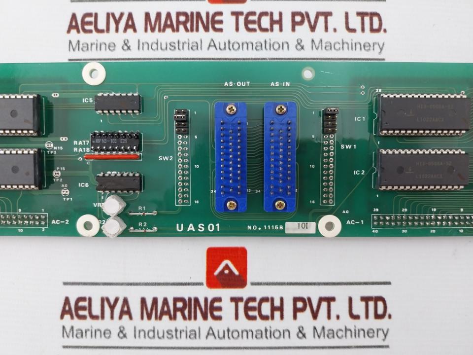 Uzushio Electric Uas01 Console Card Printed Circuit Board Unit 1115B