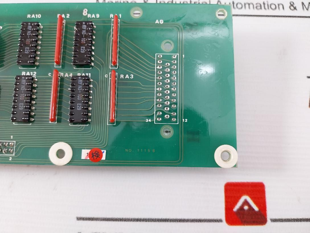 Uzushio Electric Uas01 Console Card Printed Circuit Board Unit 1115B