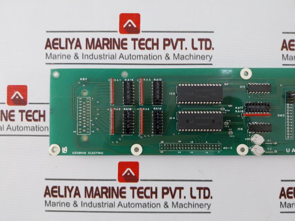 Uzushio Electric Uas01 Console Card Printed Circuit Board Unit 1115B