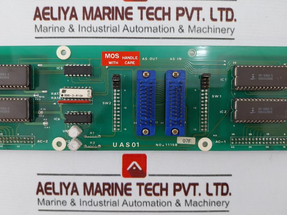 Uzushio Electric Uas01 Console Card Printed Circuit Board Unit 1115B 07F