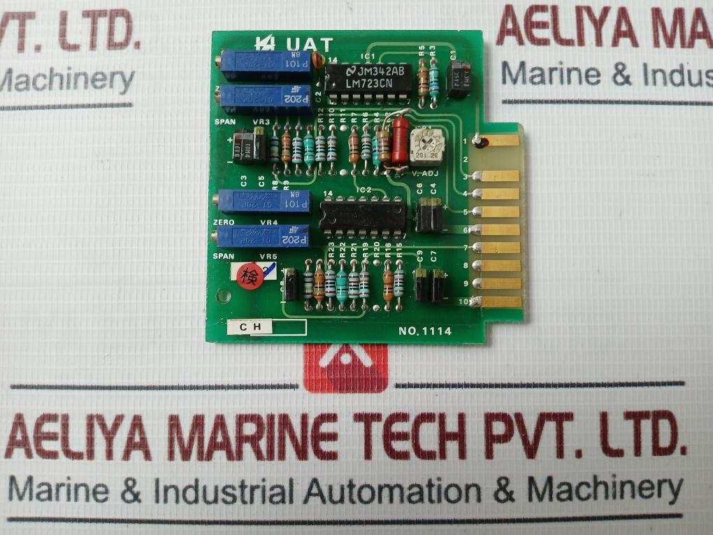 Uzushio Electric Uat-ch Adc Check Card Pcb Card