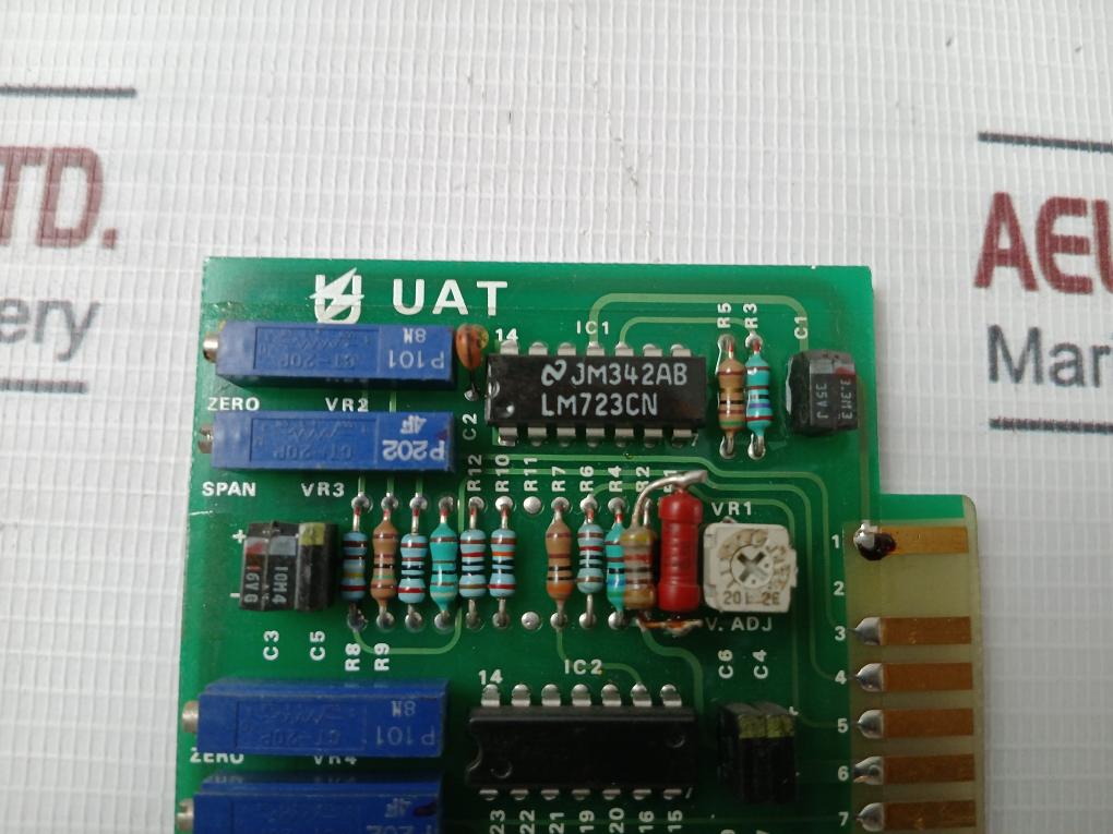 Uzushio Electric Uat-ch Adc Check Card Pcb Card