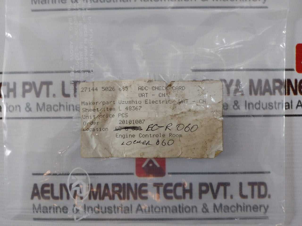 Uzushio Electric Uat Adc Check Card Printed Circuit Board