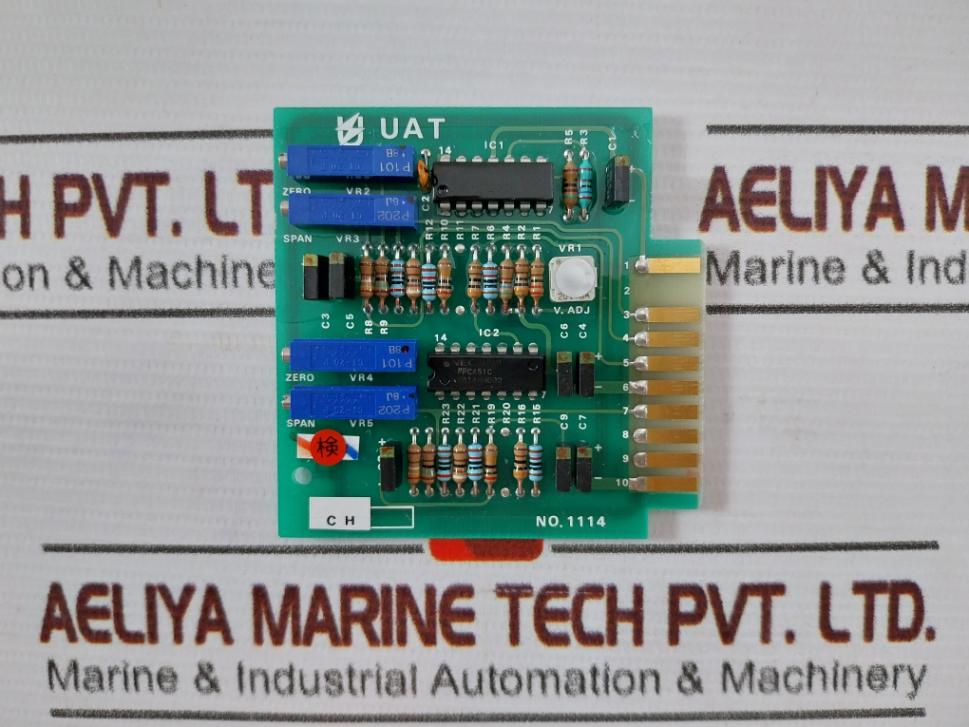Uzushio Electric Uat Adc Check Card Printed Circuit Board