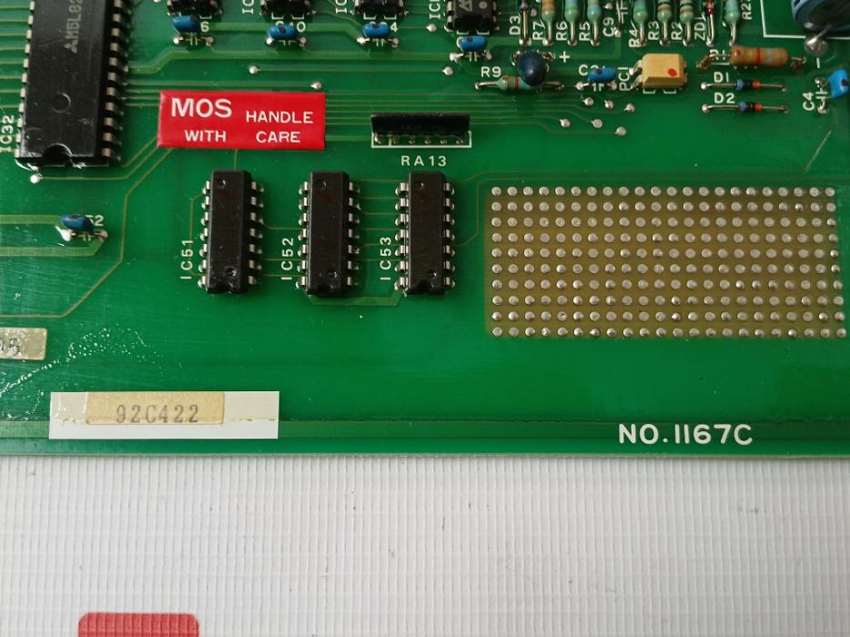 Uzushio Electric Uck02 Printed Circuit Board 92C422 1167C