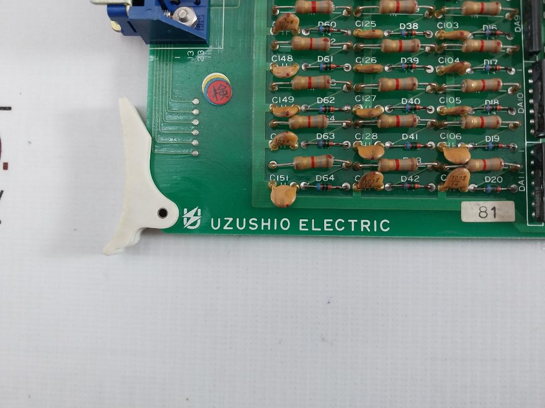 Uzushio Electric Uhs01 Printed Circuit Board 92B420