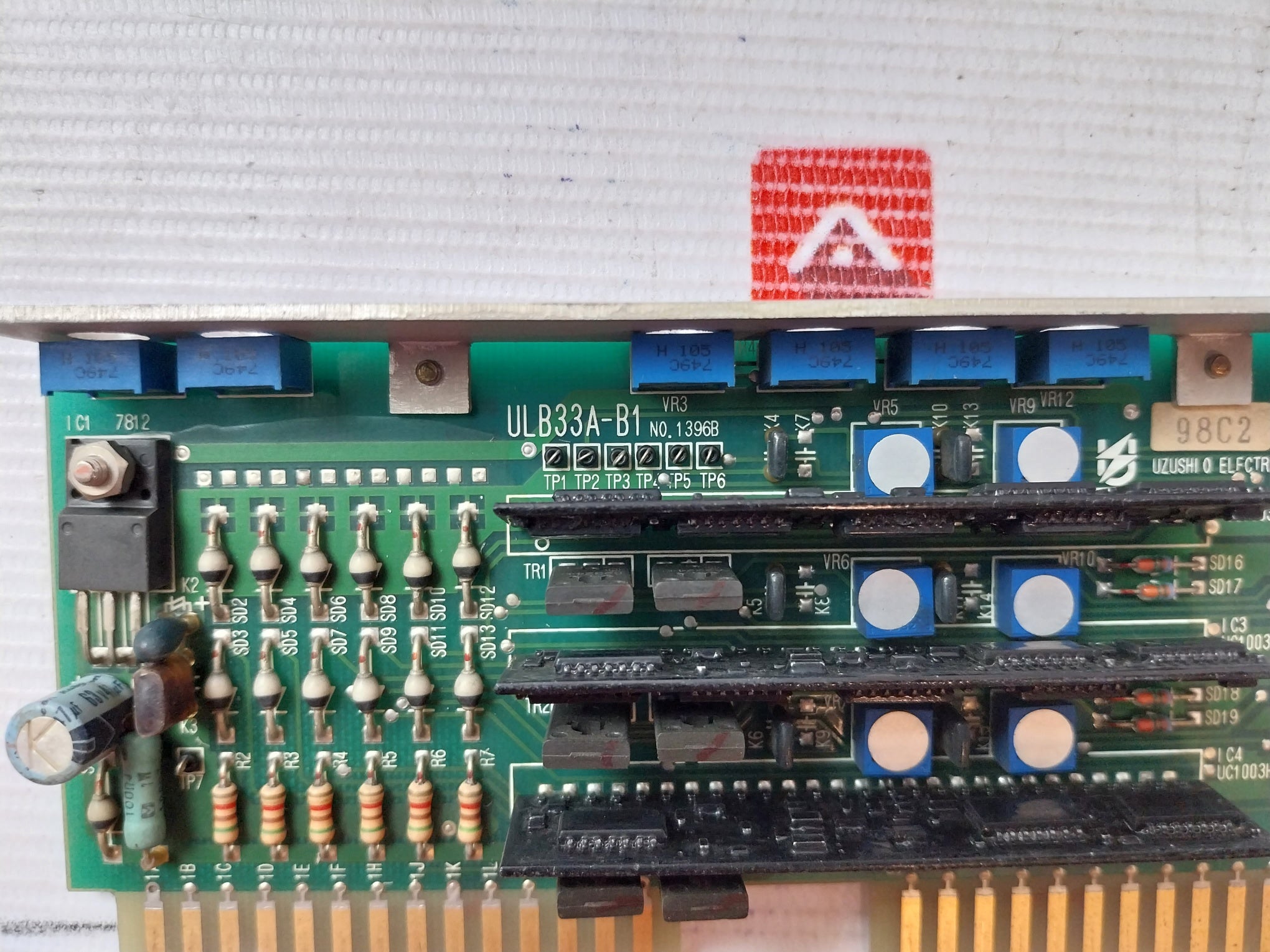 Uzushio Electric Ulb33A-b1 Annunciator 1396B