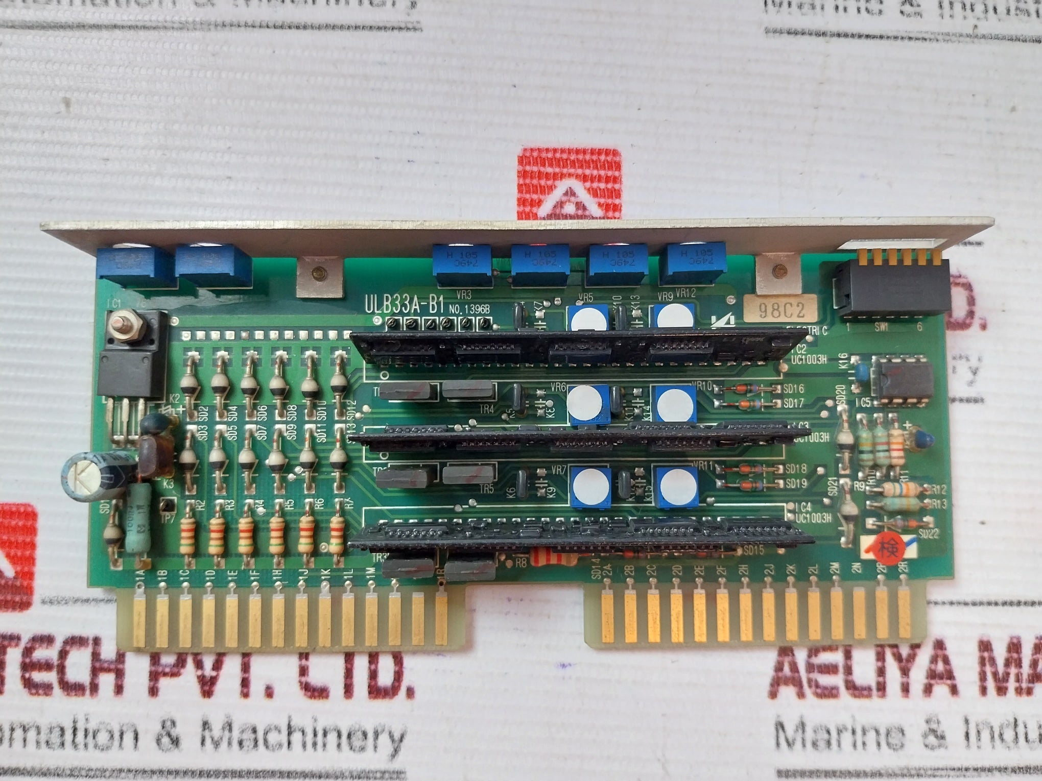 Uzushio Electric Ulb33A-b1 Annunciator 1396B