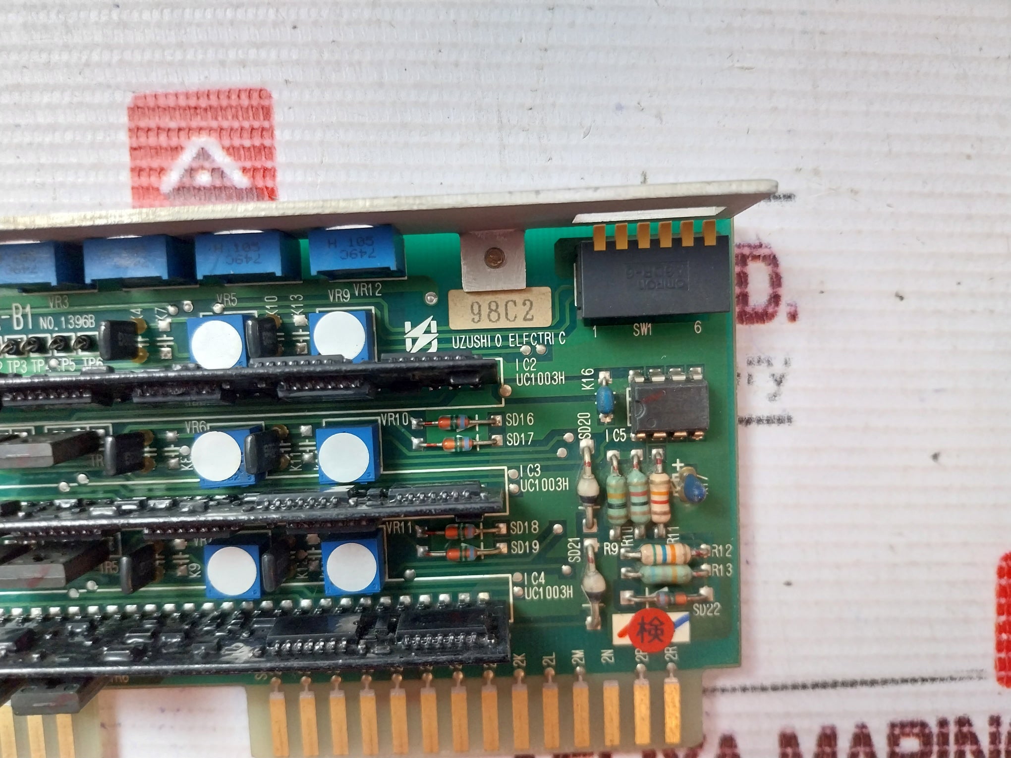 Uzushio Electric Ulb33A-b1 Annunciator 1396B