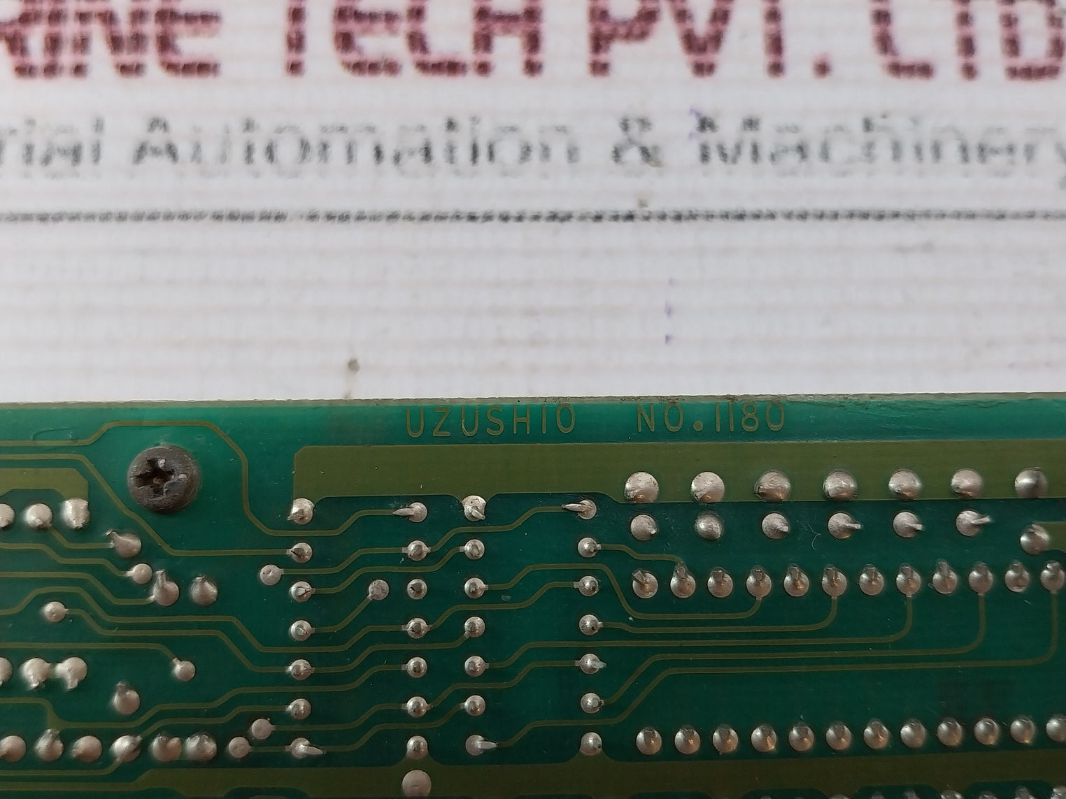 Uzushio Electric Ulb33A Annunciator Pcb Card 24V Dc