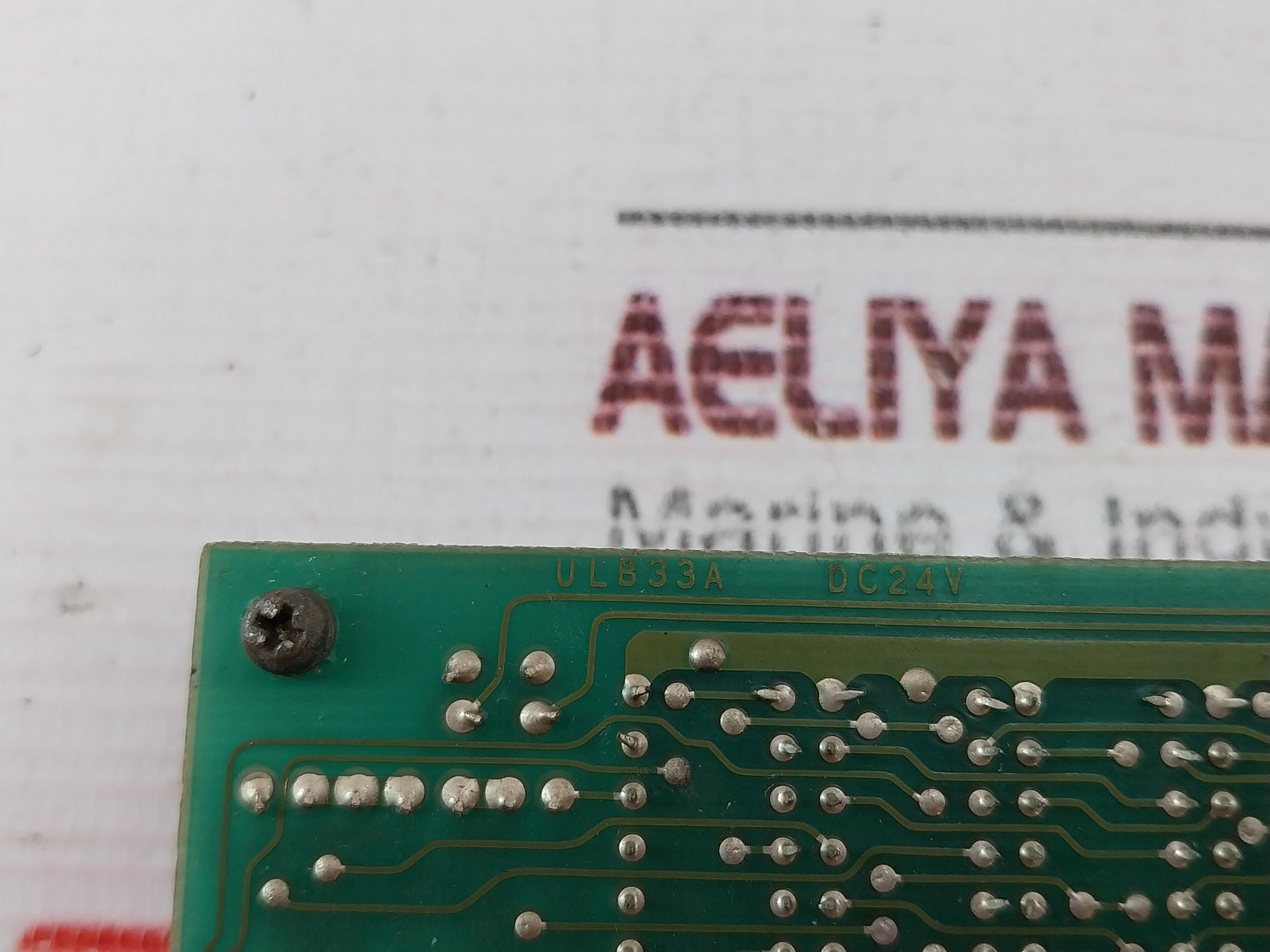 Uzushio Electric Ulb33A Annunciator Pcb Card 24V Dc