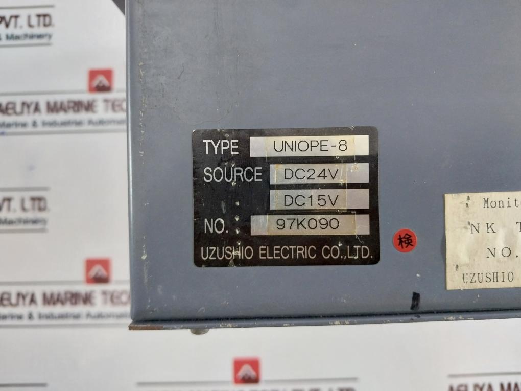 Uzushio Electric Uniope-8 Monitor Operation Panel Dc24V