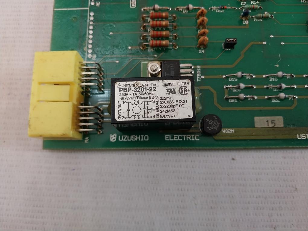 Uzushio Electric Ust-201 Printed Circuit Board 1309B