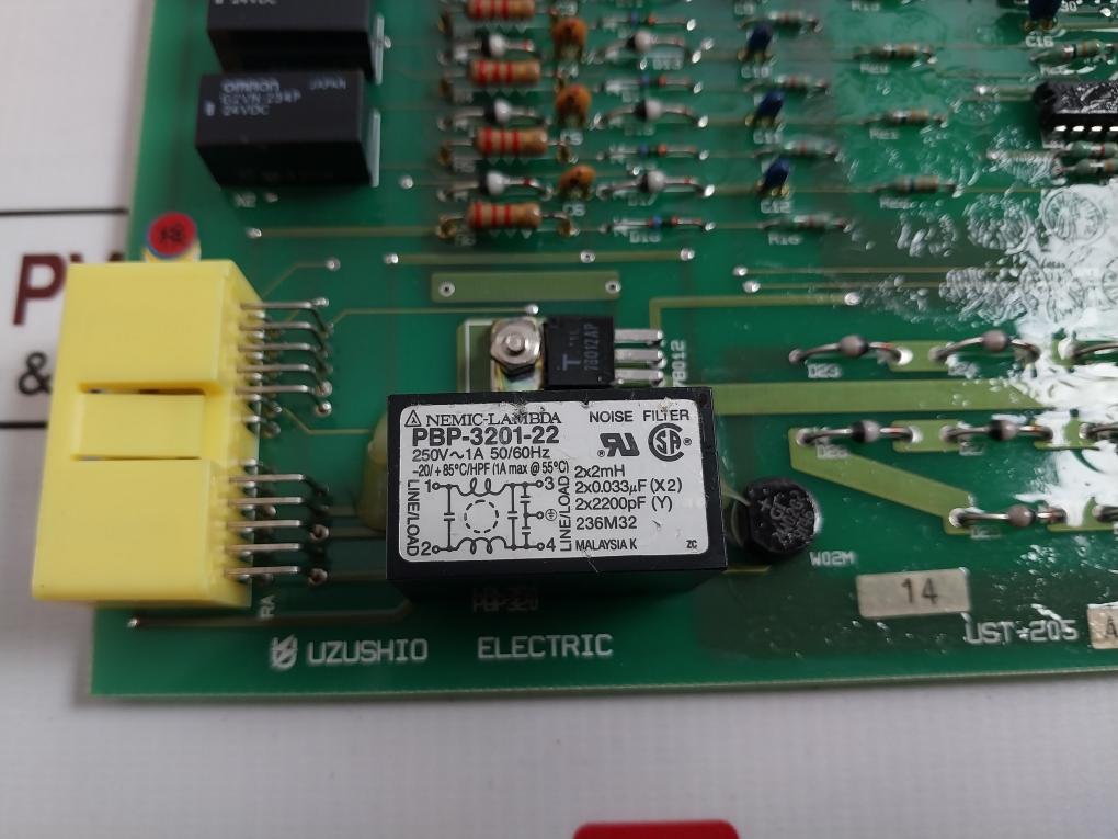 Uzushio Electric Ust-205 A Printed Circuit Board