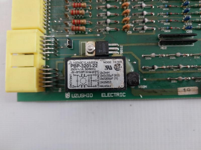 Uzushio Electric Ust-206 Printed Circuit Board 1321B
