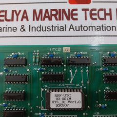 Uzushio Electric Utc01 C Printed Circuit Board Ver 1.0 98B266 930907