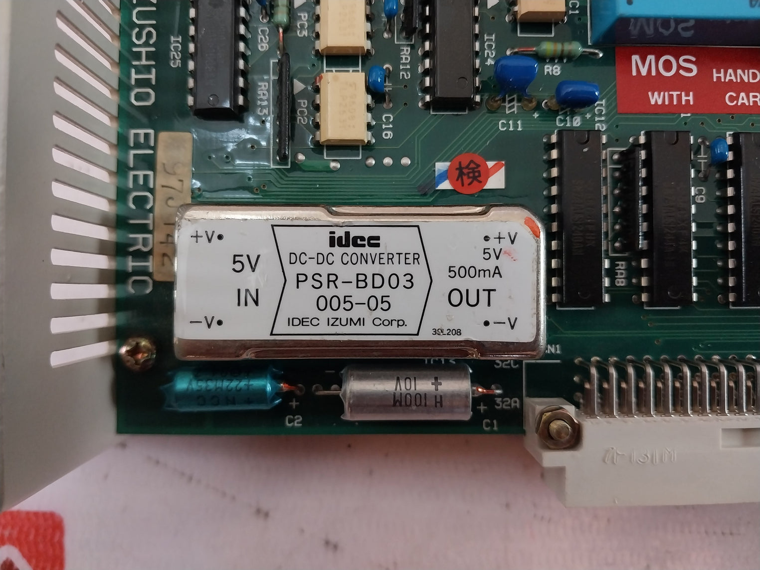 Uzushio Electric Utl-cr02 Micro Computer System Control Card 1253A