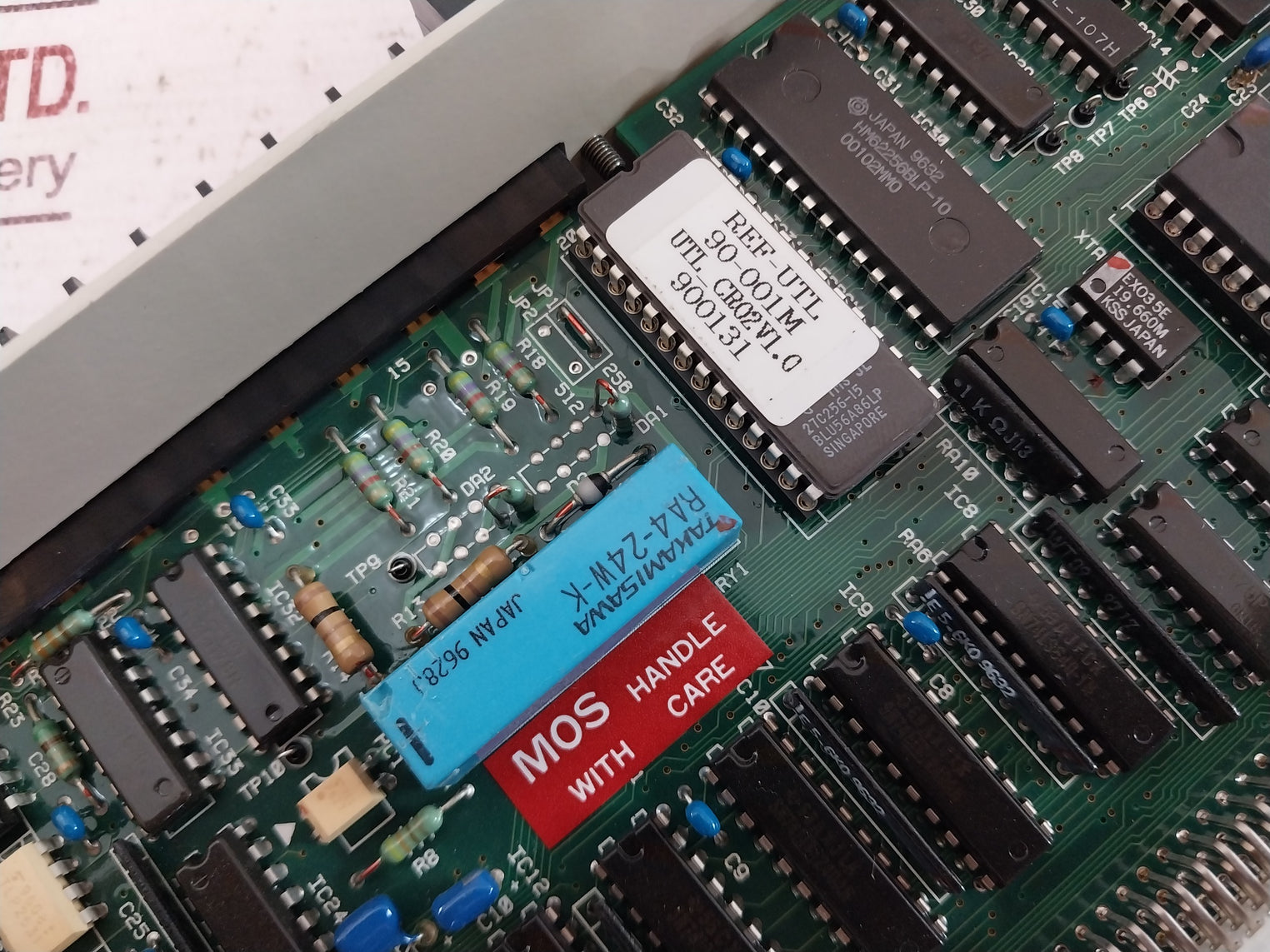 Uzushio Electric Utl-cr02 Micro Computer System Control Card 1253A