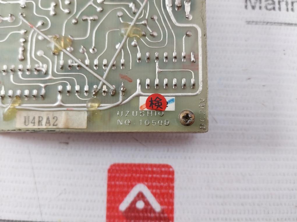 Uzushio U4Ra2 Annunciator Pcb Card 10508/1050B Dc24V