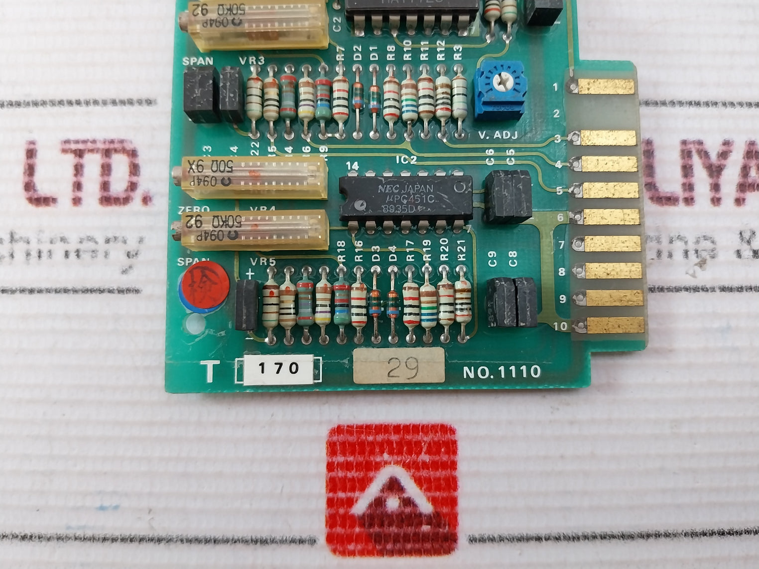 Uzushio Electric Uat T 170 29 Circuit Board 1110