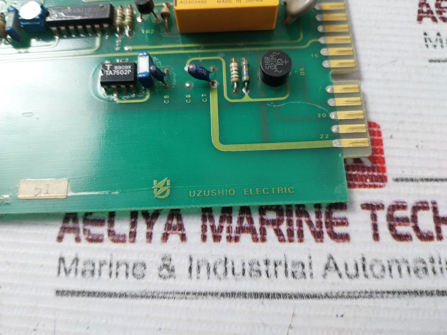 Uzushio Electric Ug-e Volt Establish Printed Circuit Board 1067A
