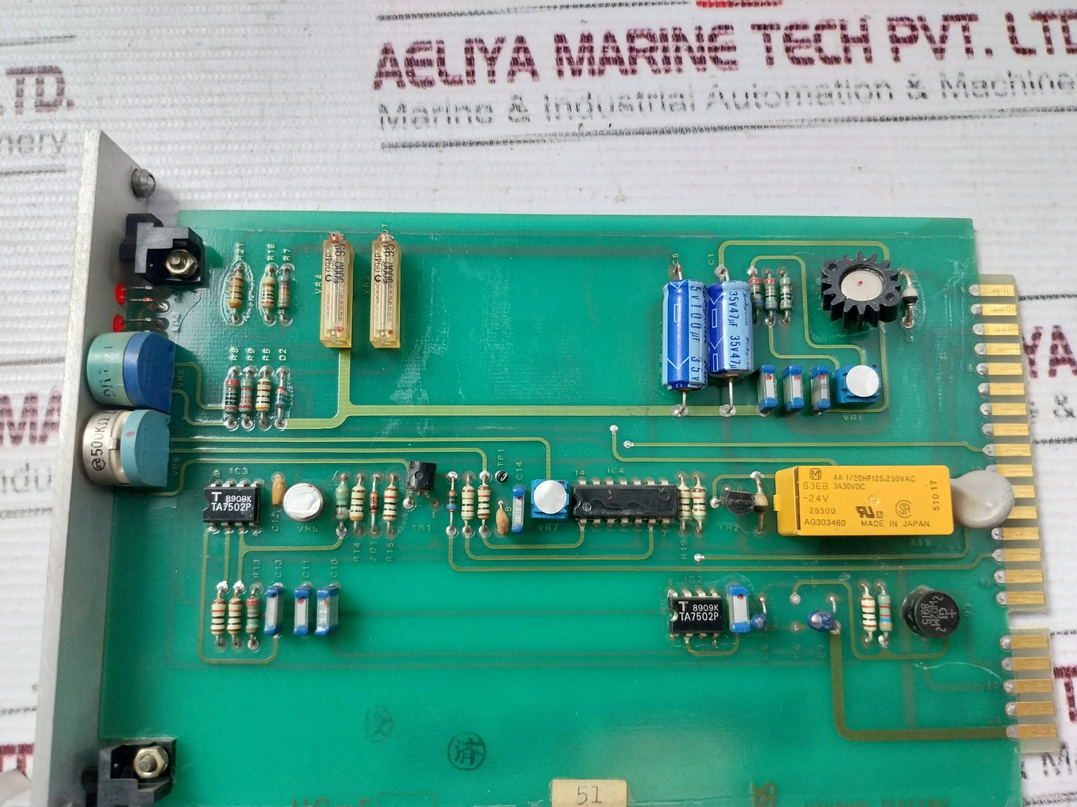 Uzushio Electric Ug-e Volt Establish Printed Circuit Board 1067A