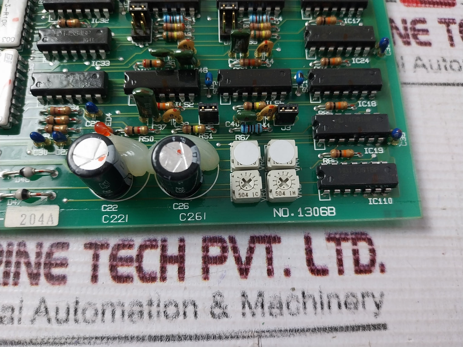 Uzushio Electric Ust-204A Printed Circuit Board 1306B