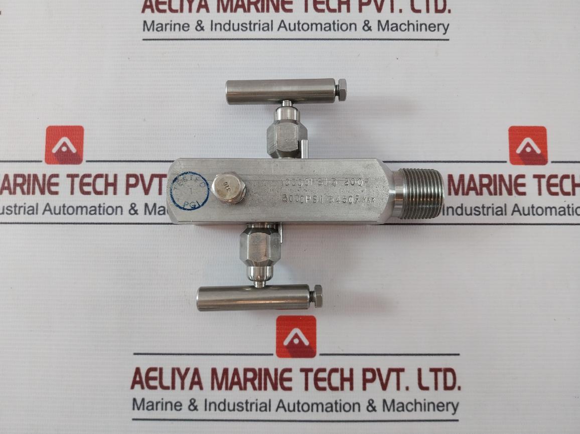 V-572Sct 316Ss Block And Bleed Manifold Valve 10000 Psi At 200F