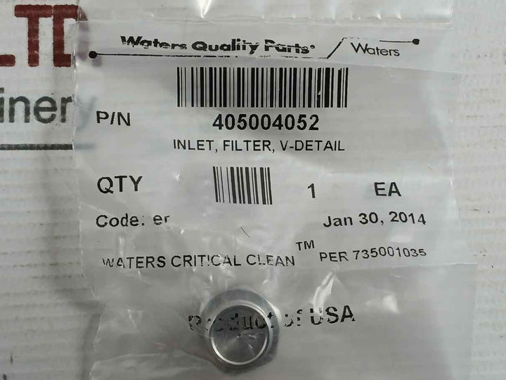 V-detail Inlet Filter Waters 700002699 50 Gm