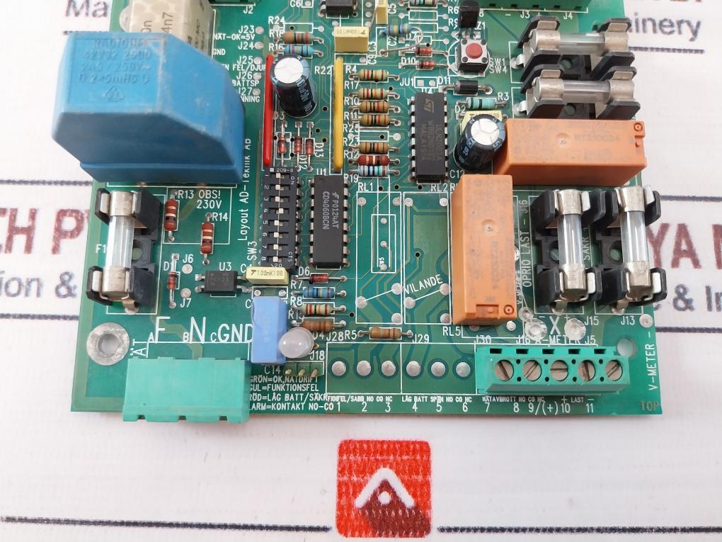 V-meter Printed Circuit Board
