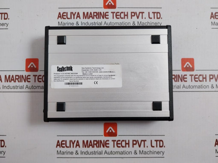 V.23 Async Communication Modem Set Input 100-240V~,50-60Hz,0.6A Seatechnik