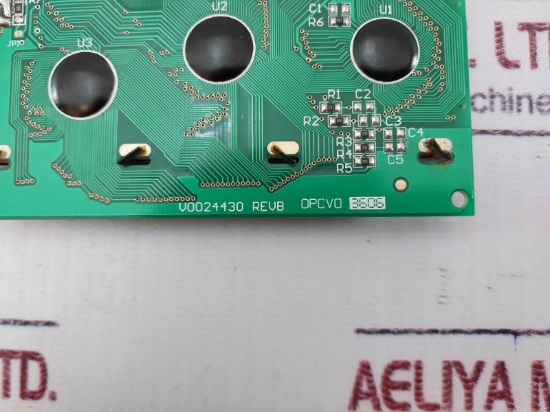 V0024430 0Pcv0 Alphanumeric Display With Green Backlight Lcd Display Module