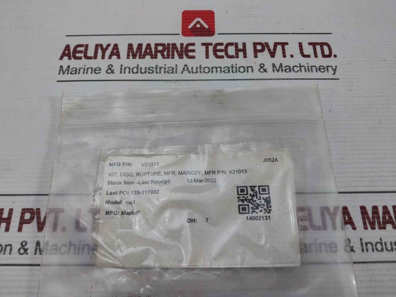 V21013 Air Pump O-ring Kit Marioff