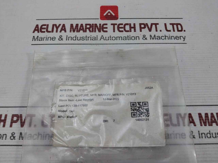 V21013 Air Pump O-ring Kit Marioff