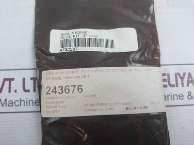 Va0066 Seal Kit 3" For Standard Dixie Valve