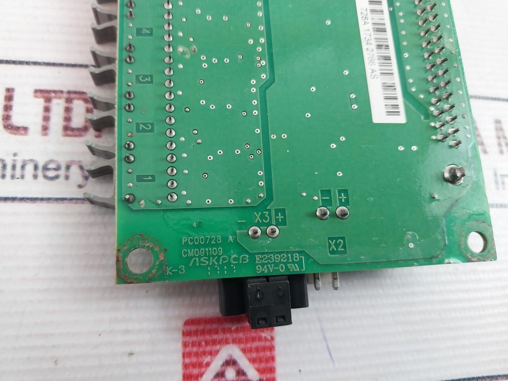 Vacon Pc00728 A Frequency Converter Optical Fiber Board