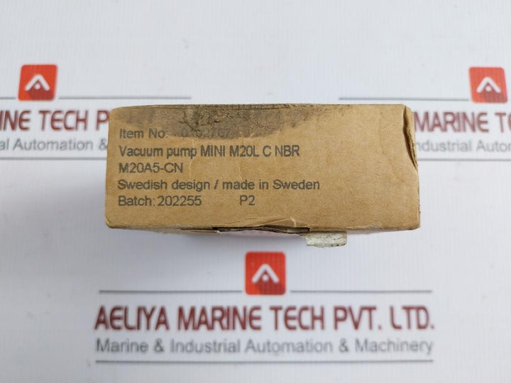 M20A5-cn Vacuum Pump Mini M20L, Conn. C Nbr Piab