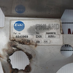 Vacuum Toilet Back Plate Assembly 5774002 Evac 6540969
