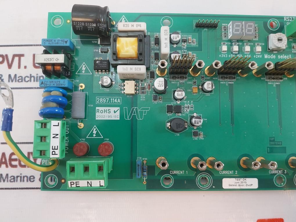 Vaf 2897.114A Printed Circuit Board