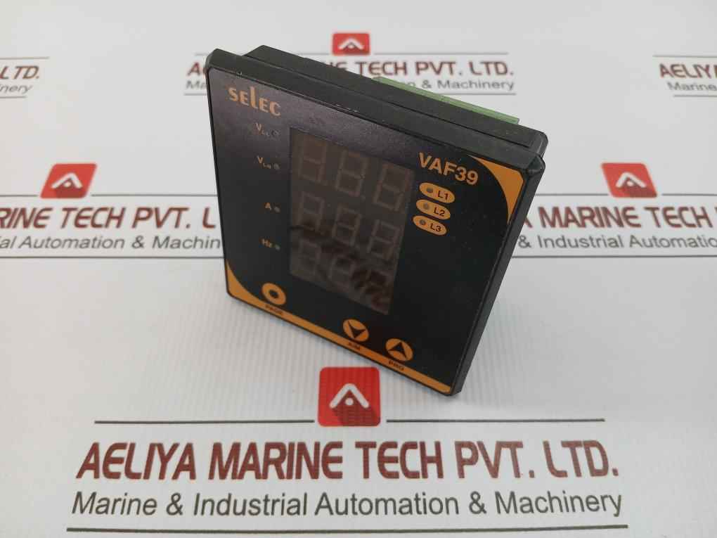 Vaf39 Led Vaf Meter Selec 90 To 270Vac