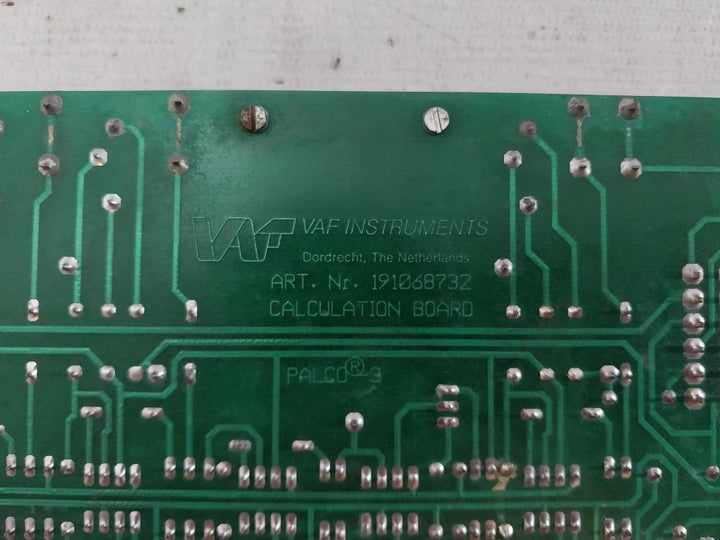 Vaf Instruments 191063066 Torque Measuring System 191068732 220 Vac 191065327