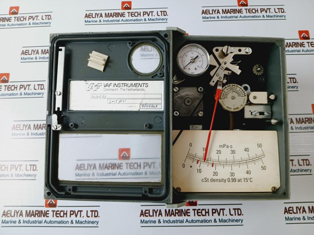 Vaf Instruments 603-c3Y Meter 3-15 Psi