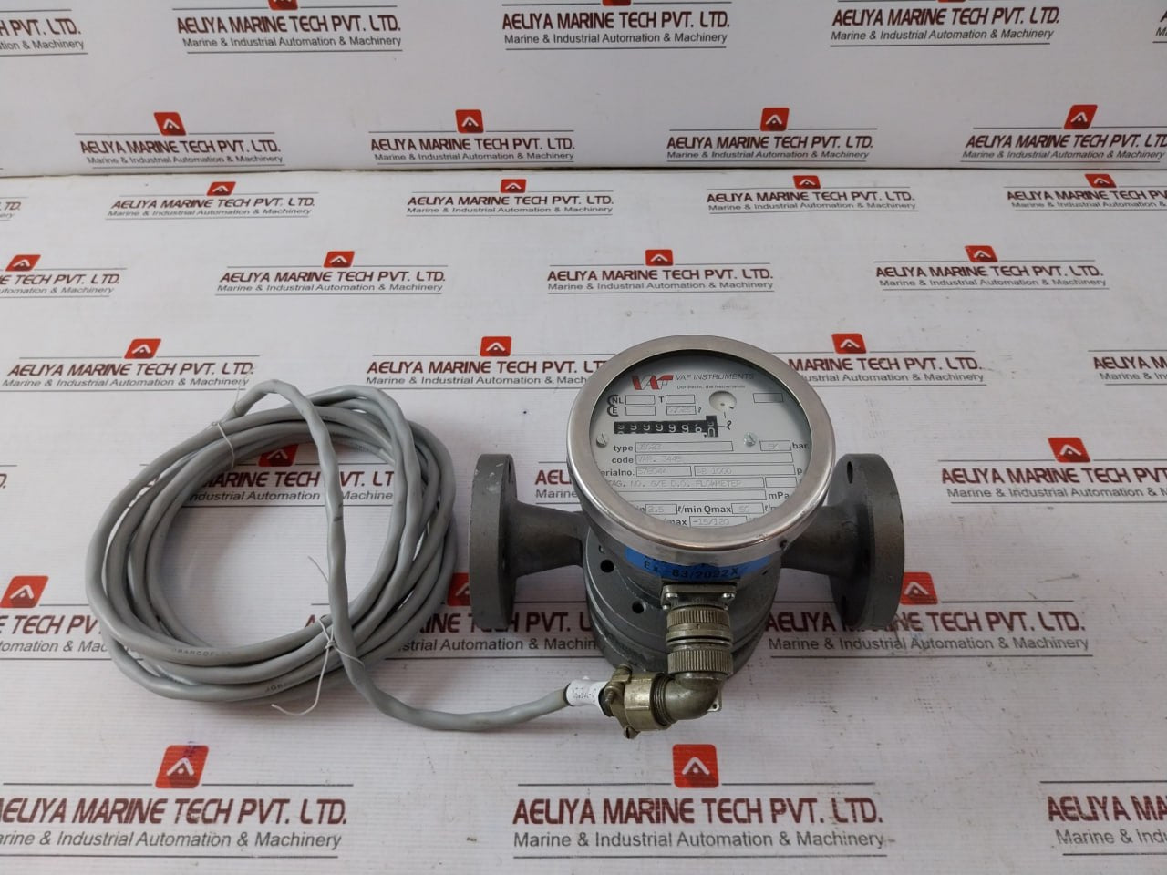 Vaf Instruments J5023 Flow Meter For G/E Mdo 5K Bar Var.3445 2.5 L/Min
