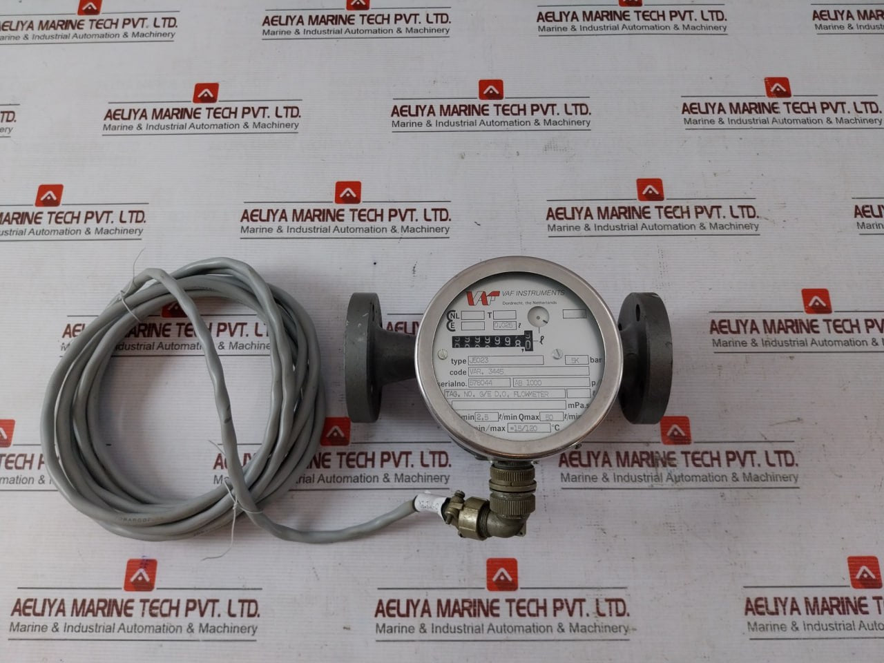 Vaf Instruments J5023 Flow Meter For G/E Mdo 5K Bar Var.3445 2.5 L/Min